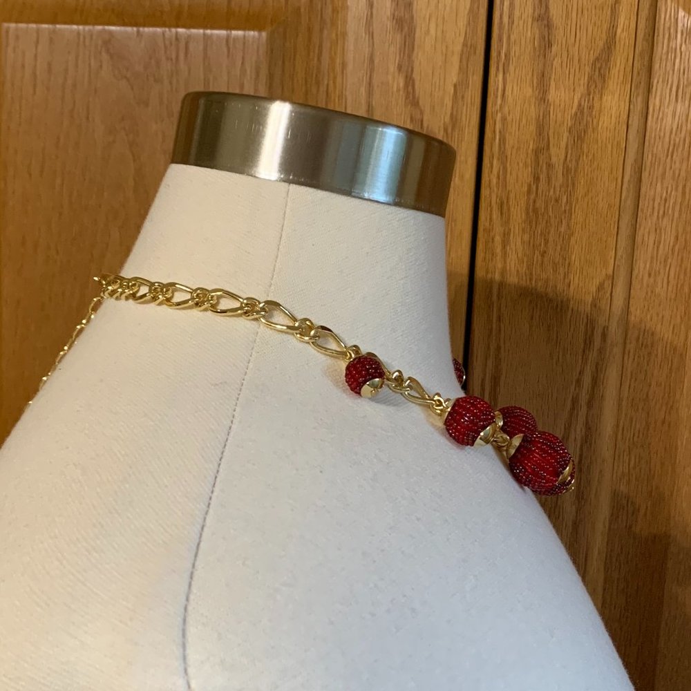 Talbots - Disco Ball Lights Statement Necklace - … - image 3